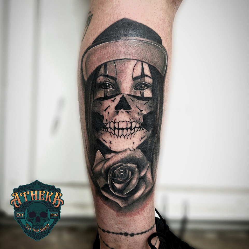 tatouage réaliste tatoueur Avesnelles Atheka tattoo shop