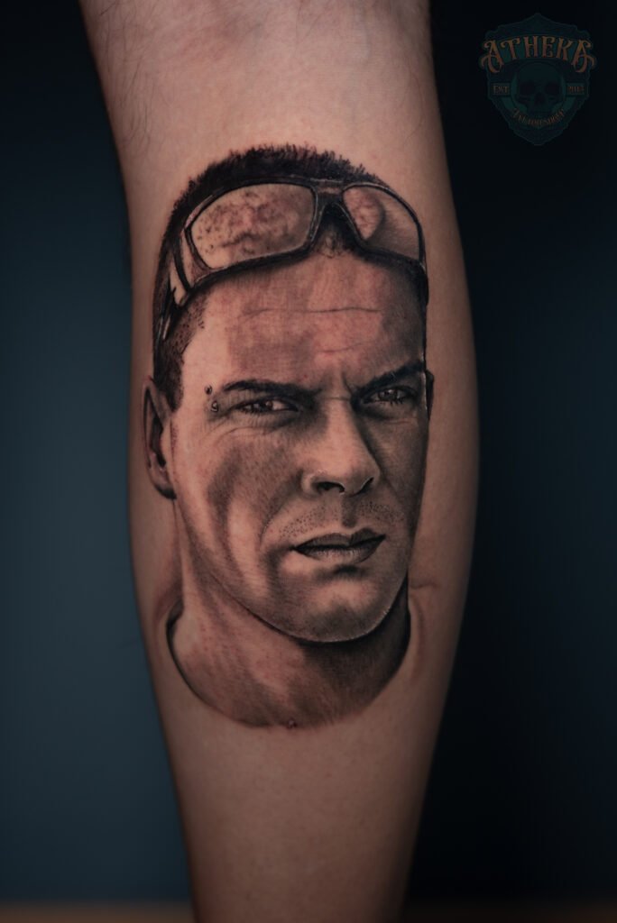 portrait tatouage réaliste 